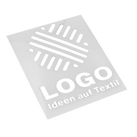 Folie, transparent, Logo