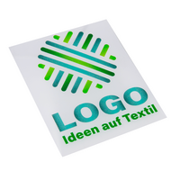 Folie, farbig bedruckt, Logo