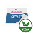 Aufkleber vegan - Warengruppen Icon