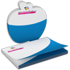 haftnotiz-post-it-block-gestanzt-eckig-drucken - Warengruppen Icon