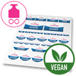 Vegane Stickerbögen permanent haftend - Warengruppen Icon