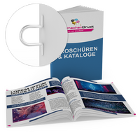 Broschüre mit Ringösen, Endformat DIN A4