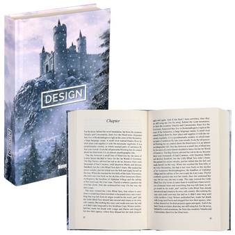 Kompakt-Buch Hardcover mit geradem Rücken 12,5 x 19,5 cm hoch