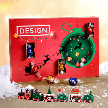 Hochwertiger Adventskalender mit eigenem Motiv bedruckt