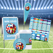 Designvorlagen zur Fussball-WM 2022