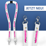 Lanyards mit 2 Haken