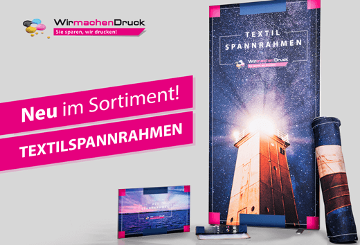Neu im Sortiment: Spannrahmen!