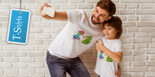 Süsse Kinder-T-Shirts mit eigenem Design bedrucken lassen