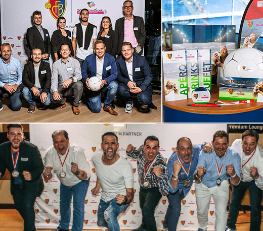WIRmachenDRUCK Kundenevent beim FCB Fussball-Event mit WIRmachenDRUCK