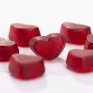 Herz-Fruchtgummis zum Valentinstag drucken lassen
