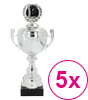 5er-set-pokal-koenigsapfel-silber-mit-einseitiger-lasergravur-auf-sockelschild