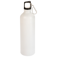 Aluminiumflasche mit Karabinerhaken