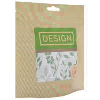 Aluminiumpapier-Standbodenbeutel 19 x 19 x 11 cm mit neutralem Boden, 4-farbig bedruckt