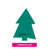 Aluminiumverbundplatte mit ANTI-GRAFFITI-LACK GLÄNZEND in Tannenbaum-Form