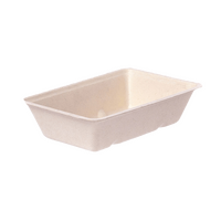 Bagasse-Snackschale 14,4 x 9,7 x 3,5 cm