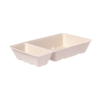 Bagasse-Snackschale 20,5 x 11,8 x 3,4 cm