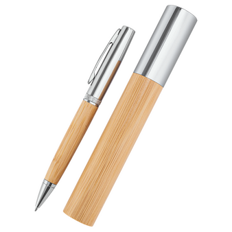 Bambus-Kugelschreiber Chroma, ohne Werbeanbringung
