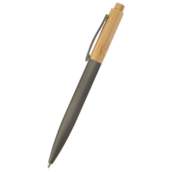 Bambus-Softtouch-Kugelschreiber, ohne Werbeanbringung