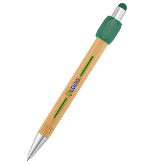 Bambus-Touchpen-Kugelschreiber Spinner
