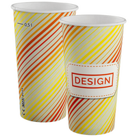 Becher einwandig mit Eichstrich 500 ml, 4/0-farbig (CMYK)