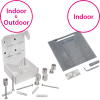 Befestigungssets für Indoor und Outdoor Anwendungen