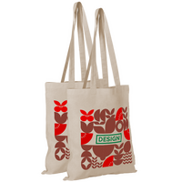 Bio-Baumwolltasche Langhenkel, 3-farbig, beidseitig bedruckt