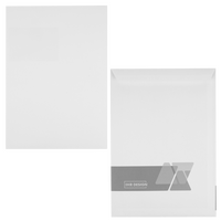 Briefumschlag DIN C4 (Lasche an der schmalen Seite) haftklebend ohne Fenster einseitig 0/1 bedruckt (Rückseite)