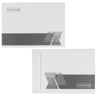 Briefumschlag DIN C5 (Lasche an der schmalen Seite) haftklebend ohne Fenster beidseitig 1/1 bedruckt