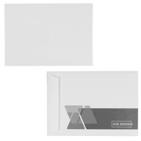 Briefumschlag DIN C5 (Lasche an der schmalen Seite) haftklebend ohne Fenster einseitig 0/1 bedruckt (Rückseite)