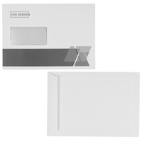 Briefumschlag DIN EA5-6 quer haftklebend mit Fenster einseitig 1/0 bedruckt