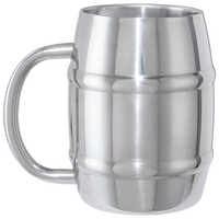 Cocktailbecher aus Edelsthal mit Henkel unbedruckt