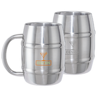 Cocktailbecher aus Edelstahl mit Veredelung 