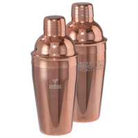 Kupfferfarbene Shaker mit Veredelung