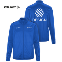 Craft-Herren-Trainingsjacke - Squad Go Fz Jacket, mit zwei Druckpositionen