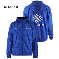 Craft-Herren-Windjacke - Squad Go Jacket, mit zwei Druckpositionen