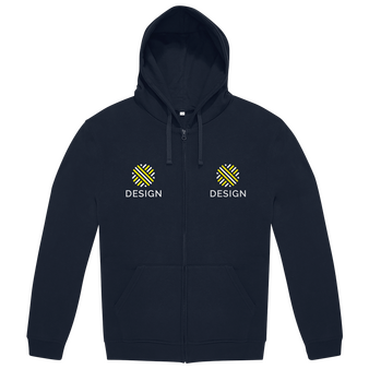 Damen-Sweatjacke, Basic - B&C Collection, mit zwei Druck- oder Stickpositionen