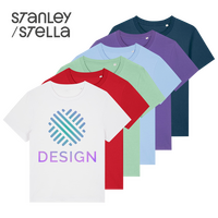 Damen-T-Shirt Organic - Stanley/Stella, mit einer Druckposition