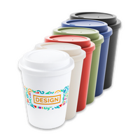 Doppelwandiger To-go-Becher bedruckt