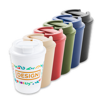 Doppelwandiger To-go-Becher bedruckt