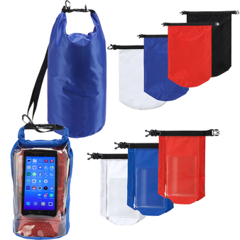 Drybag wasserdicht mit Karabinerhaken 10 l