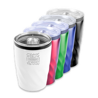 Edelstahlbecher mit Trinkdeckel graviert