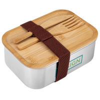 Edelstahl-Lunchbox Tampondruck