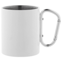 Edelstahltasse Karabinerhaken