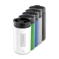 Edelstahl-Thermobecher mit Innenseite aus Kunststoff bedruckt