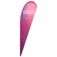 Ersatzdruck für Beachflag Basic Drop L bedruckt