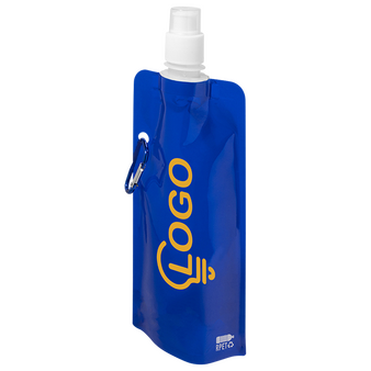 Faltbare Sportflasche aus RPET, 500 ml