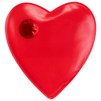 Rotes Wärmekissen in Herzform 