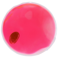 Pinkes Wärmekissen in Kreisform