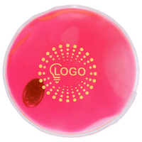 Pinkes Wärmekissen in Kreisform