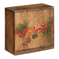 Geschenkbox, farbig bedruckt, Motiv